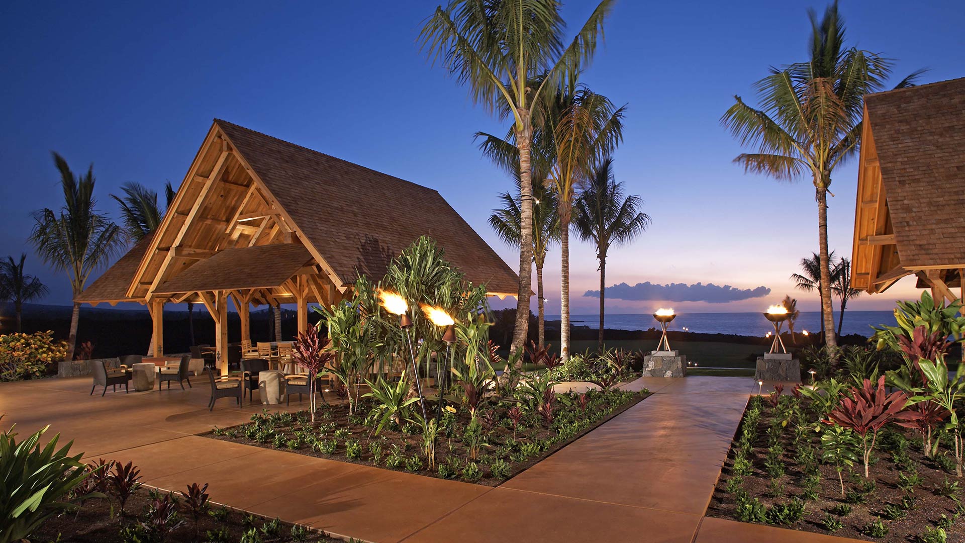 The Ocean Club for waterfront entertaining, sunset rituals, and Talk Story by starlight