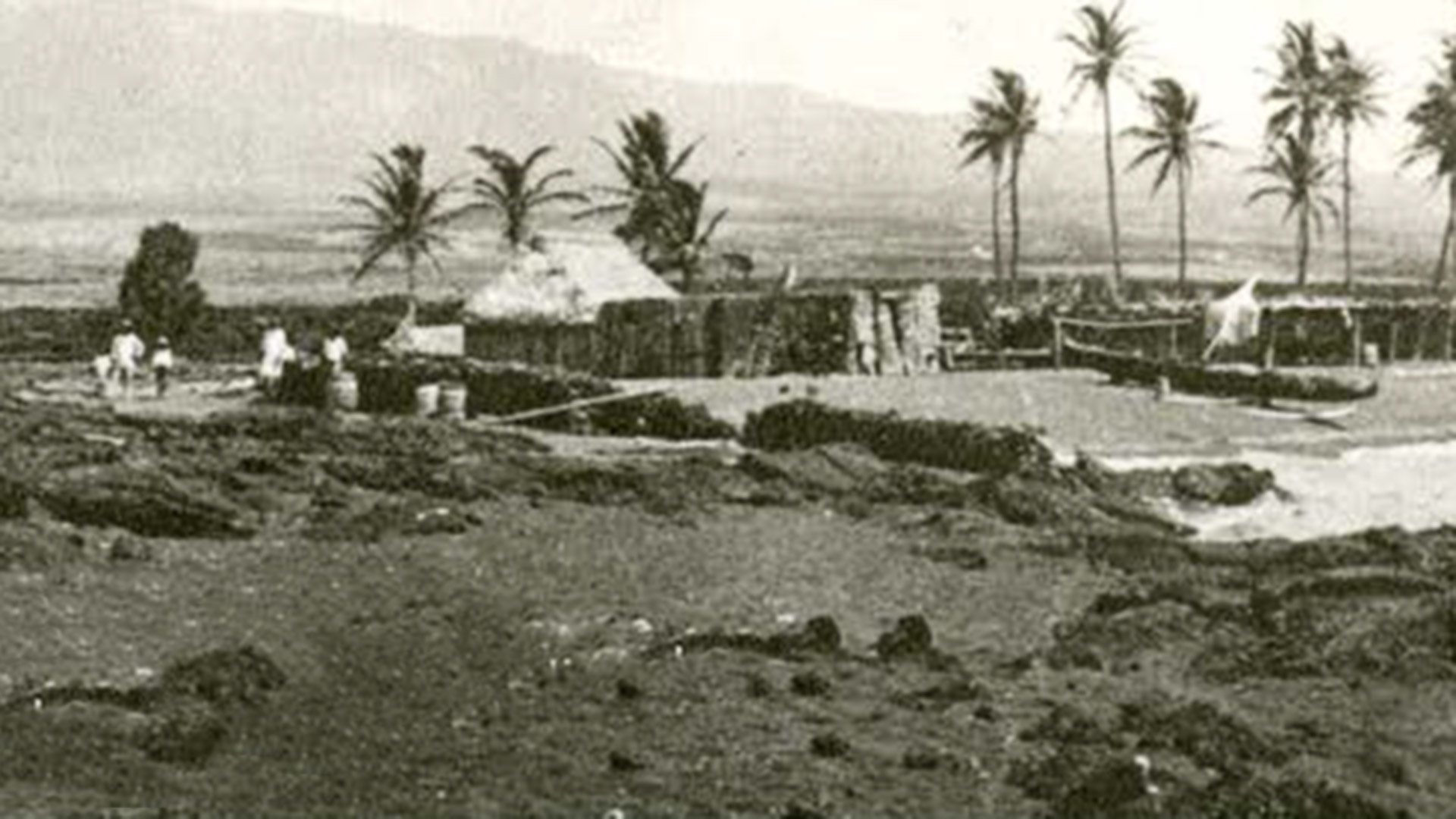 Kupuna (elders) tell of playing, working, and fishing in the waters seen here (courtesy of the Kona historical Society)